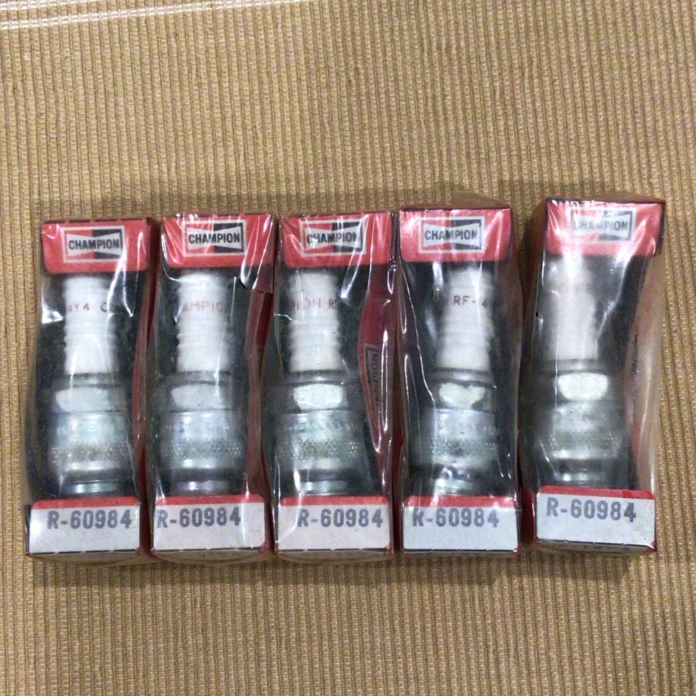 Champion Spark Plugs in Red and Silver Packaging R-60984